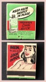 Mennen Cream Hair Oil Matchbook