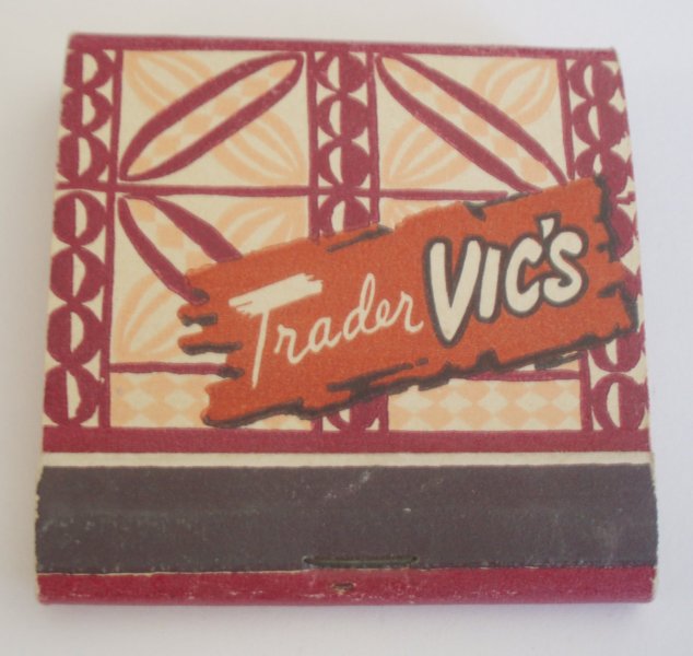 Trader Vic's Matchbook - Oakland & San Francisco, California (front)