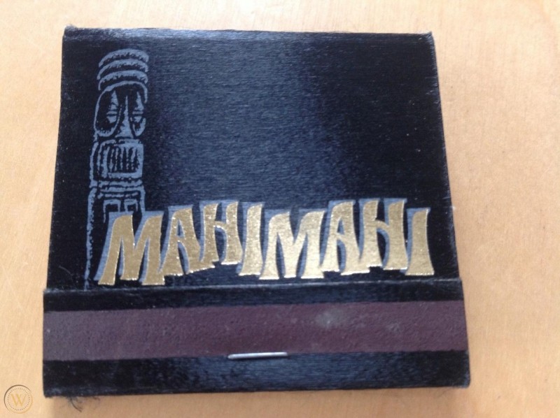 Mahimahi Tiki -Nashville TN - Matchbook (front)