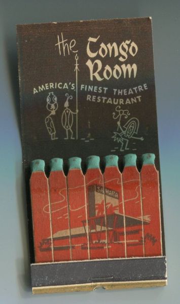 The Congo Room Matchbook (inside)