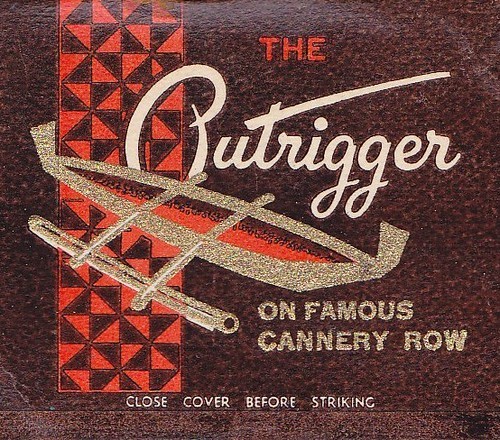 The Outrigger Monterey, CA matchbook