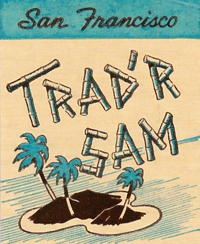 Trad'R Sam Matchbook cover