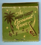 Cocoanut Grove, Los Angeles Matchbook