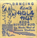 Ken's Hula Hut matchbook