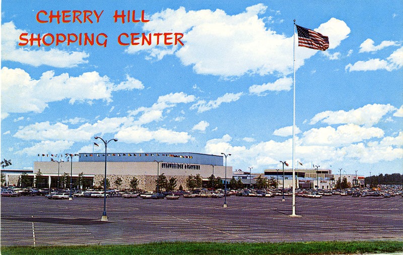 Cherry Hill Mall, NJ - Parking Lot and Strawbridge & Clothier
