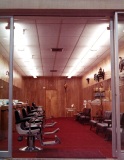 Interior view of barbershop in the Northwood Mall on opening day - Tallahassee, Florida (September 30, 1969)