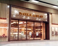 Storefront of Millers in the Northwood Mall on opening day - Tallahassee, Florida 09-30-1969