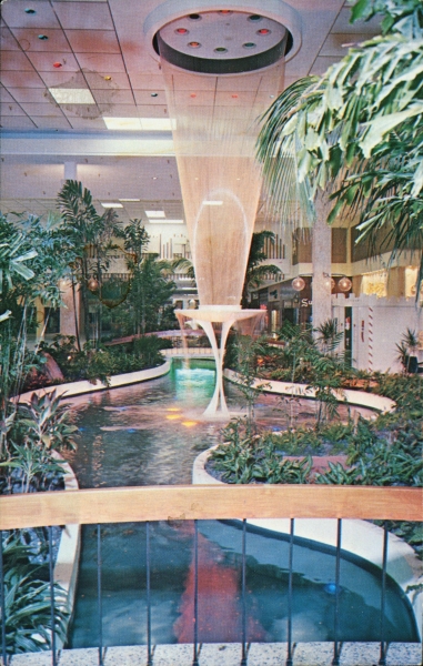 Illuminated Warerfall, Palm Beach Mall, Florida