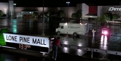 Marty McFly, Doc Brown and the Libyans at the Twin Pines Mall in BTTF