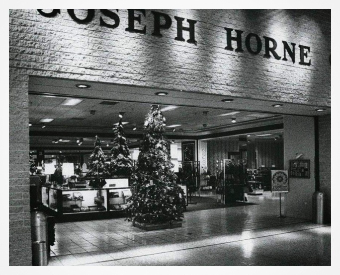 One of the interior entrance’s to the Joseph Horne Company at Randall Park Mall