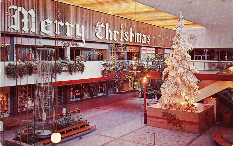 Southdale Shopping Mall - Edina, MN - Merry Christmas Display Sign