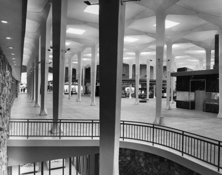 Interior of the Tacoma, WA Shopping Mall