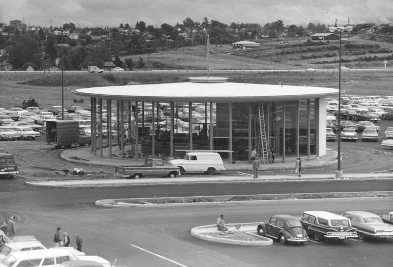 National Bank of Washington Tacoma Mall branch under construction