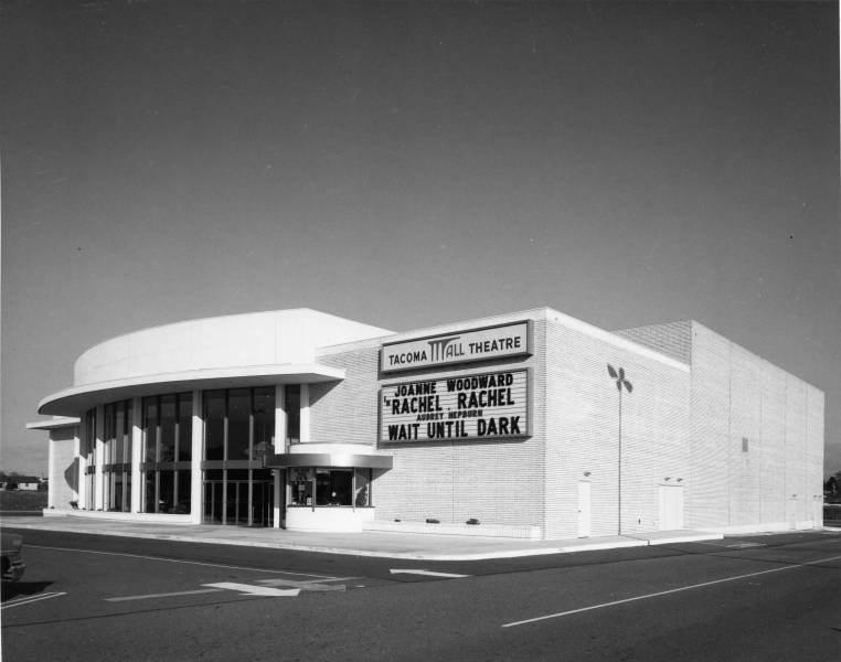 Tacoma, WA Shopping Mall Theater (exterior, day)