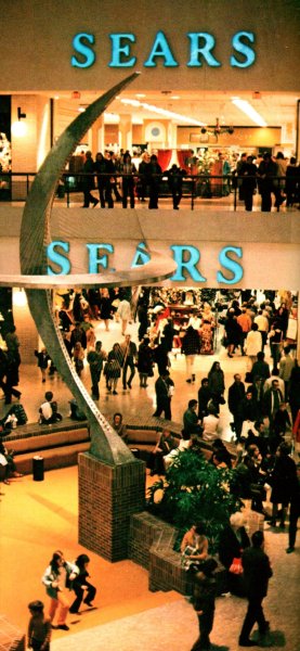 Sears, Woodfield Mall, Schaumburg, IL, circa 1971