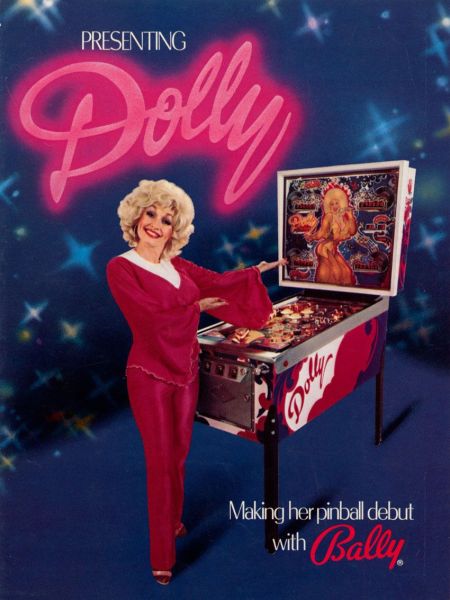 Bally - Presenting Dolly making her pinball debut poster