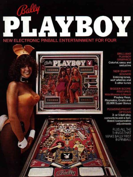 Bally Playboy Pinball Machine AD