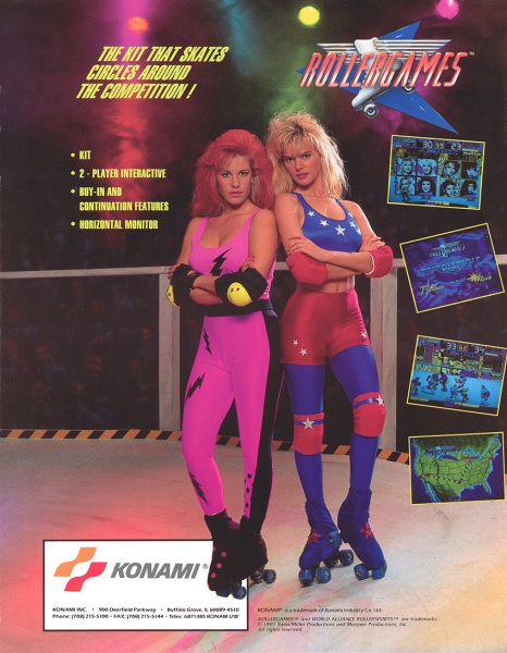 KONAMI - Rollergames AD