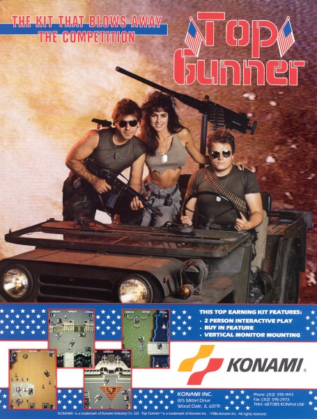 KONAMI - The Kit That Blows Away the Competition - Top Gunner AD