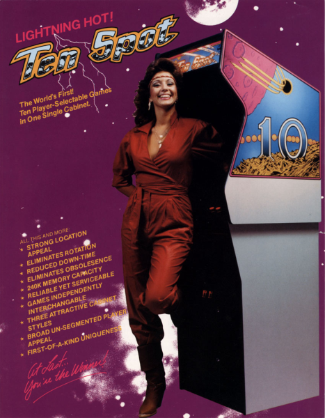 Ten Spot arcade game AD