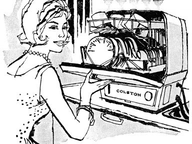 Detail from a 1966 Colston Dishwashers ad