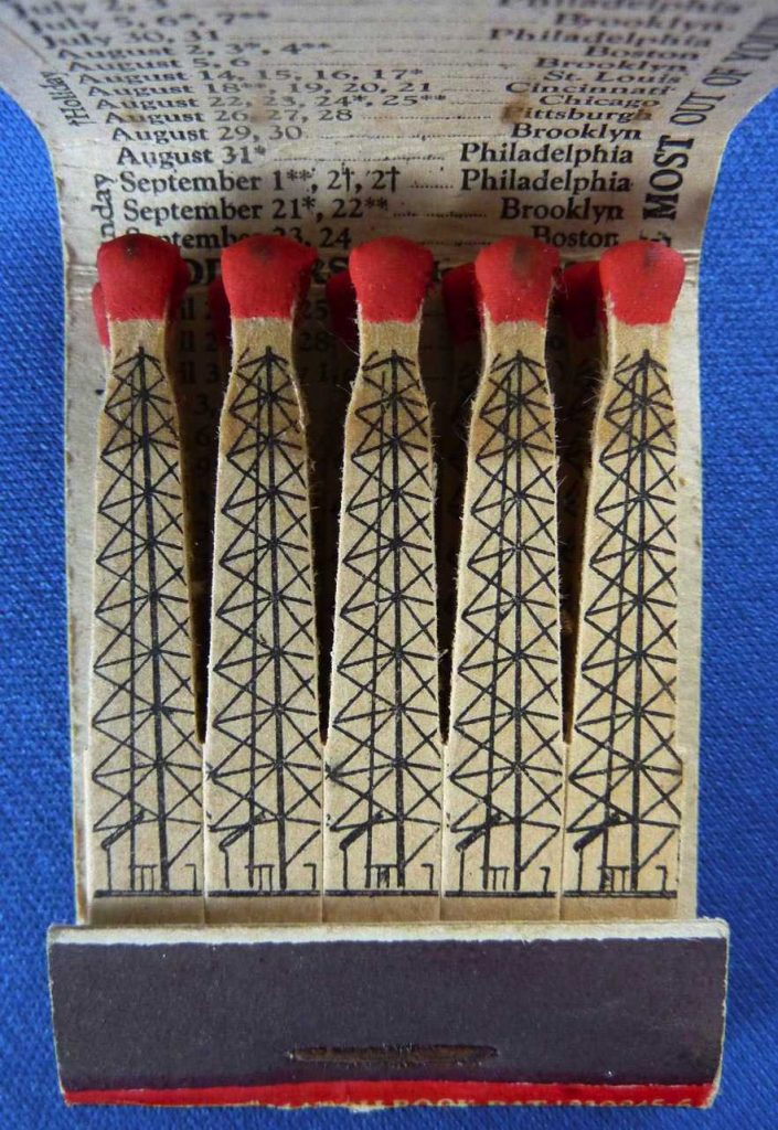 1935 Paragon Oil Matchbook (inside) (from wackystuff via flickr)