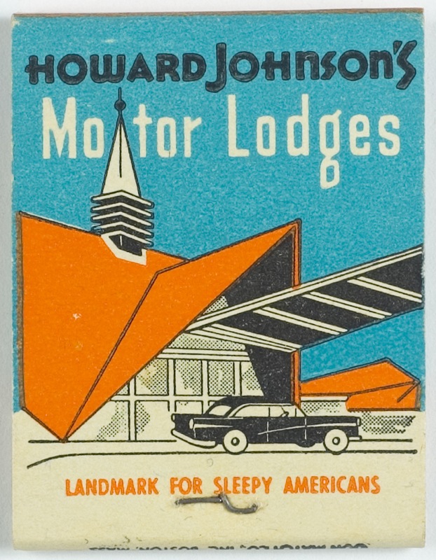 Howard Johnson's Matchbook (front) (from Saturn X via flickr)