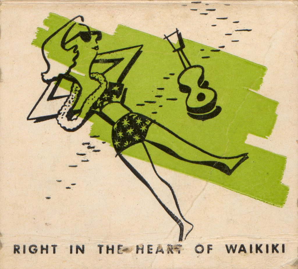 The Breakers Hotel - Waikiki, Hawaii Matchbook (back) (from jericl cat via flickr)