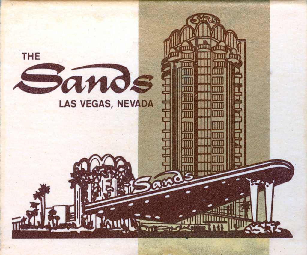 The Sands Hotel - Las Vegas, NV Matchbook (from jericl cat via flickr)