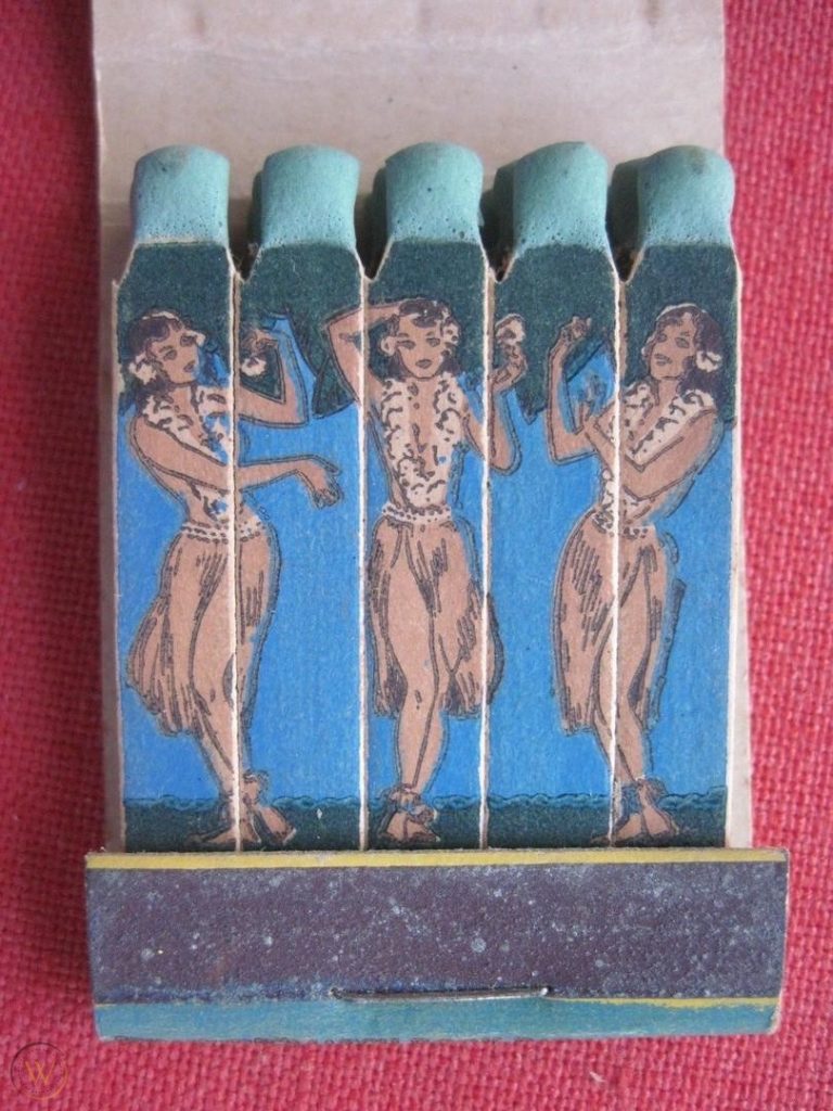 Trader Vic's - Oakland, CA & Honolulu, HI Matchbook (matches)