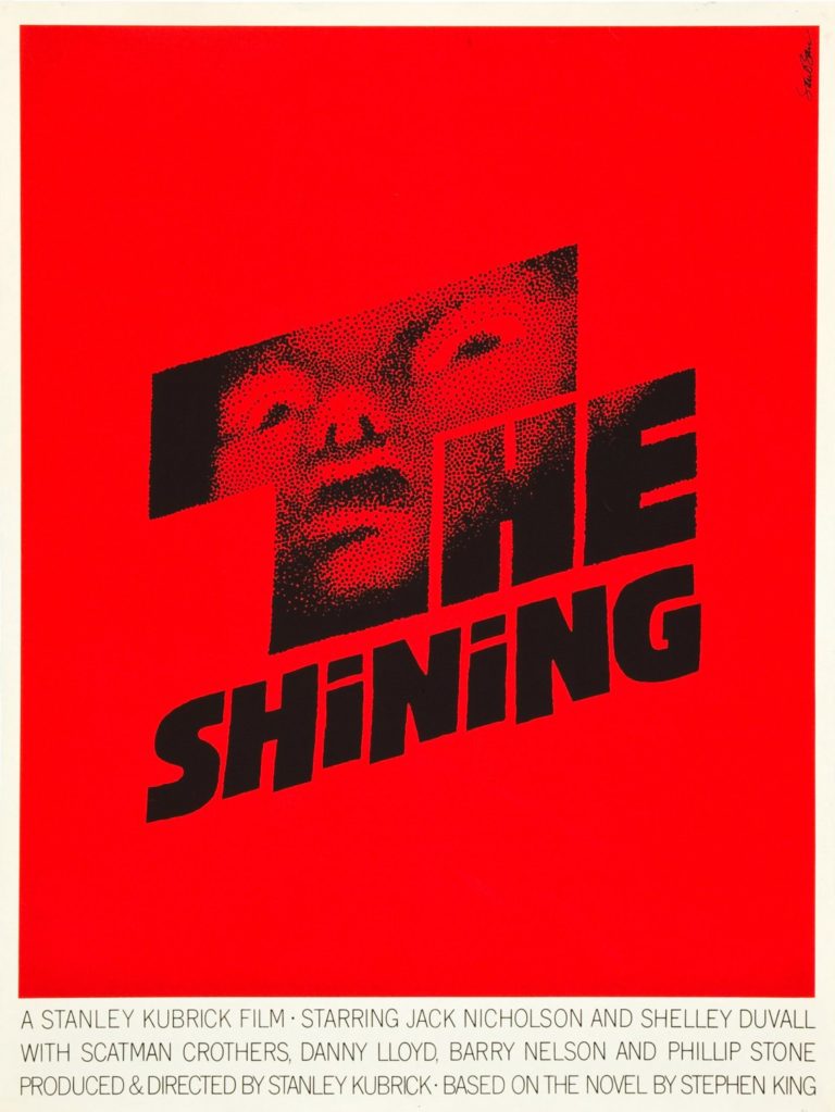 The Shining Movie Poster by Saul Bass 1980 - Art Krebs Studio