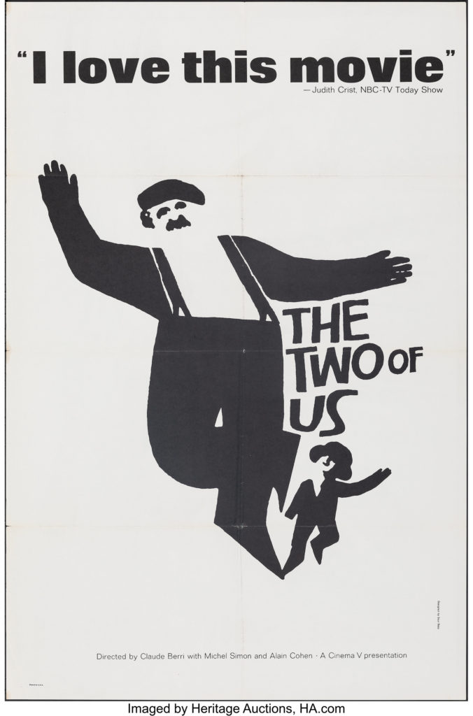 The Two of Us Movie Poster (Cinema V, 1968) One Sheet - Saul Bass Artwork