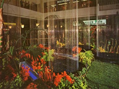 Rain fountain Topanga Plaza Canoga Park CA 1965