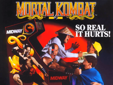 Mortal Kombat Arcade Advertisement Flyer