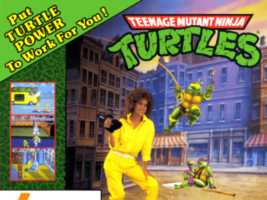 Teenage Mutant Ninja Turtles Arcade Flyer